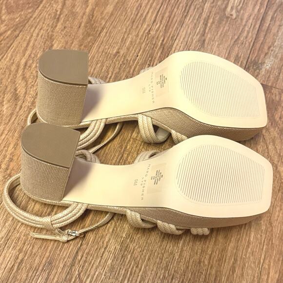 Marc Fisher LTD Cairo Platform Sandal in Medium Natural Size 9 - Picture 13 of 15